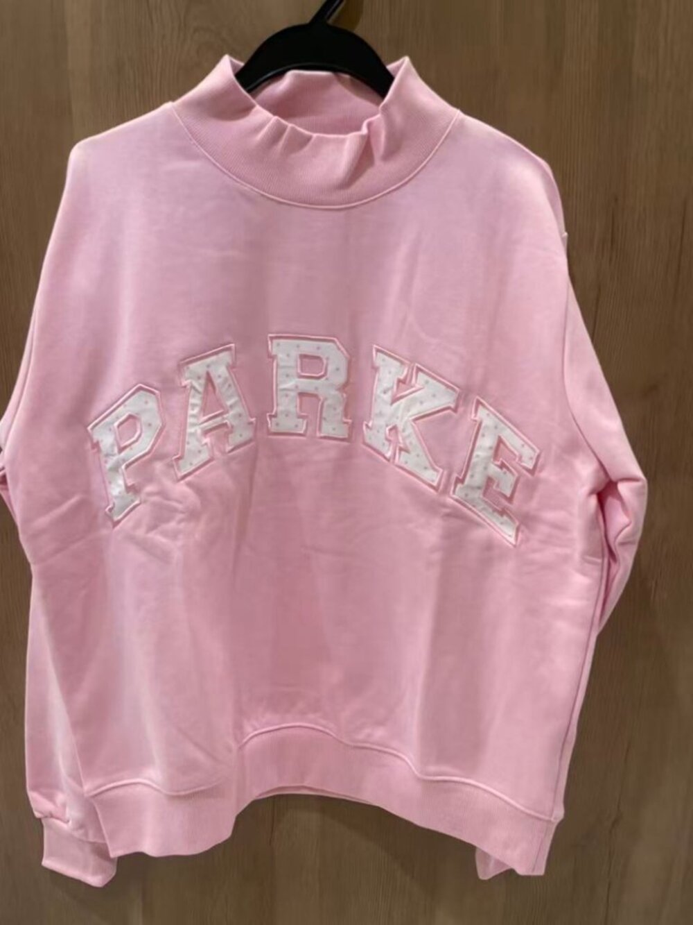Parke Pink Graphic Crewneck Sweatshirt